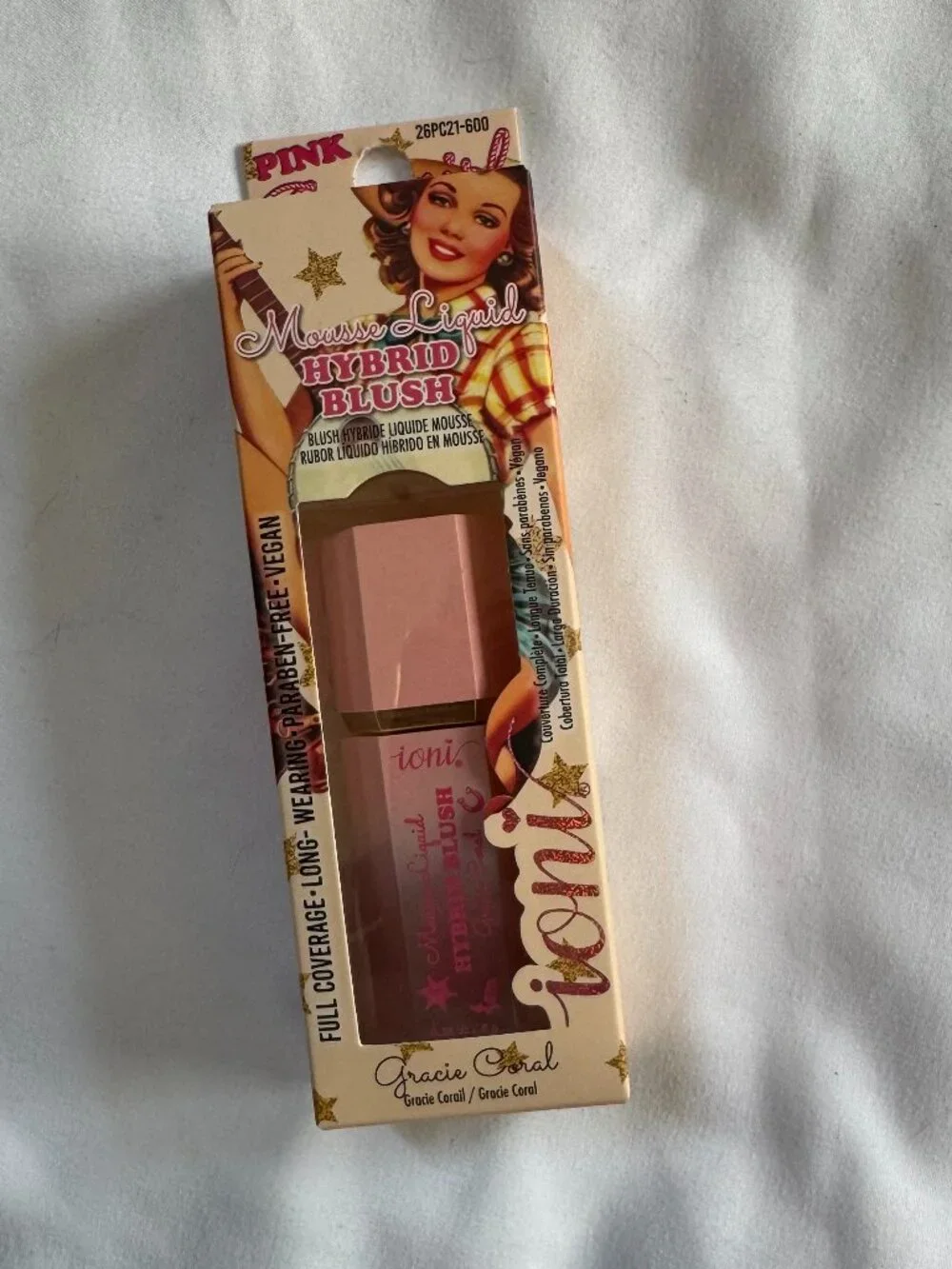 ioni Hybrid Blush Mousse Liquid Set: Gracie Coral, Shiloh Brown, Callie Pink